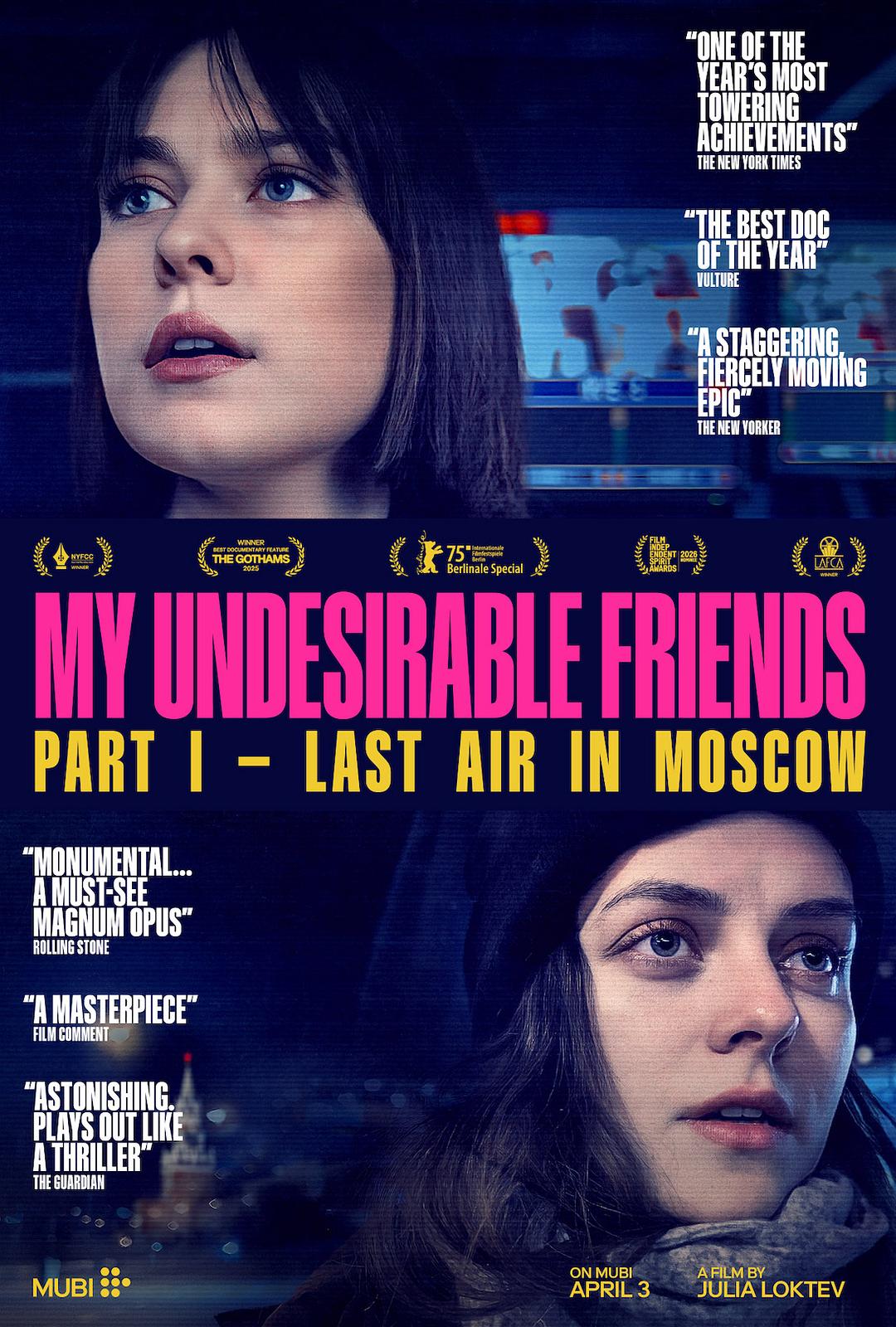 不受欢迎的朋友:第一部分 莫斯科的最后一息 My Undesirable Friends: Part I - Last Air in Moscow